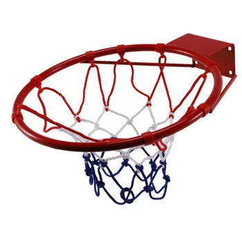

Hot HG-Outdoor Wall-Mounted Basketball Hoop Children's Youth Throws Basketball Basket Indoor and Outdoor Basketball Hoop
