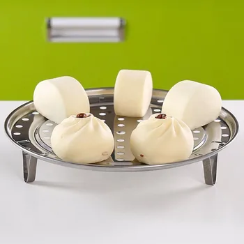 

Steam Rack Kitchen Three-Legged Steamed Buns Steamed Rack Multi-Function Stainless Steel Vegetable Rack Water Shelf Steamer