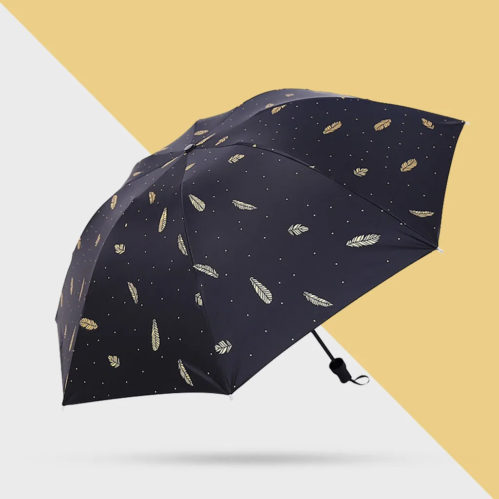 Мини карманный зонтик, УФ маленькие зонты, зонтик для девочек, анти-УФ, водонепроницаемый, портативный, Сверхлегкий, для путешествий, зонты ISHOWTIENDA