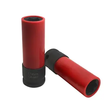 

2020 New 17mm Protective Wheel Lug Nut Socket with Plastic Sleeve For Automotive