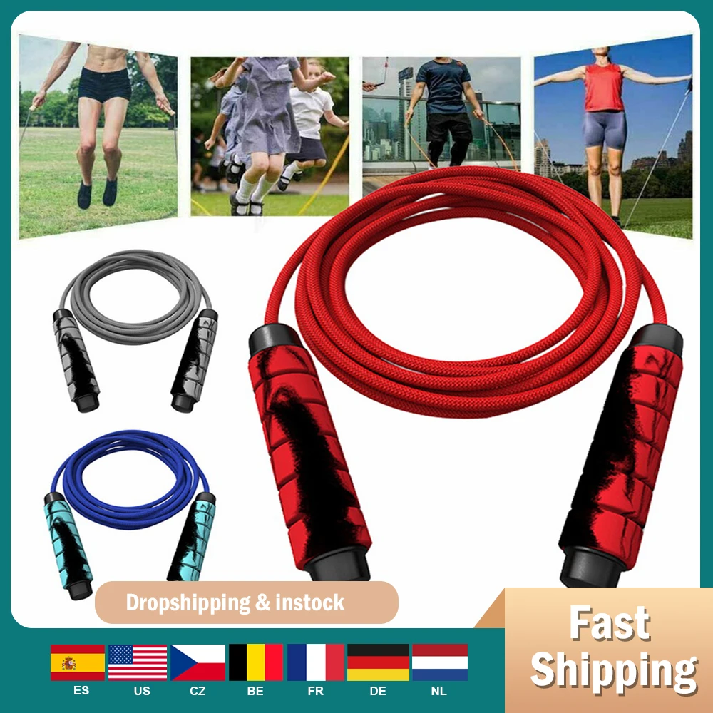 2020 тяжелый Регулируемый взвешенный Скакалка для занятия спортом дома-подшипник