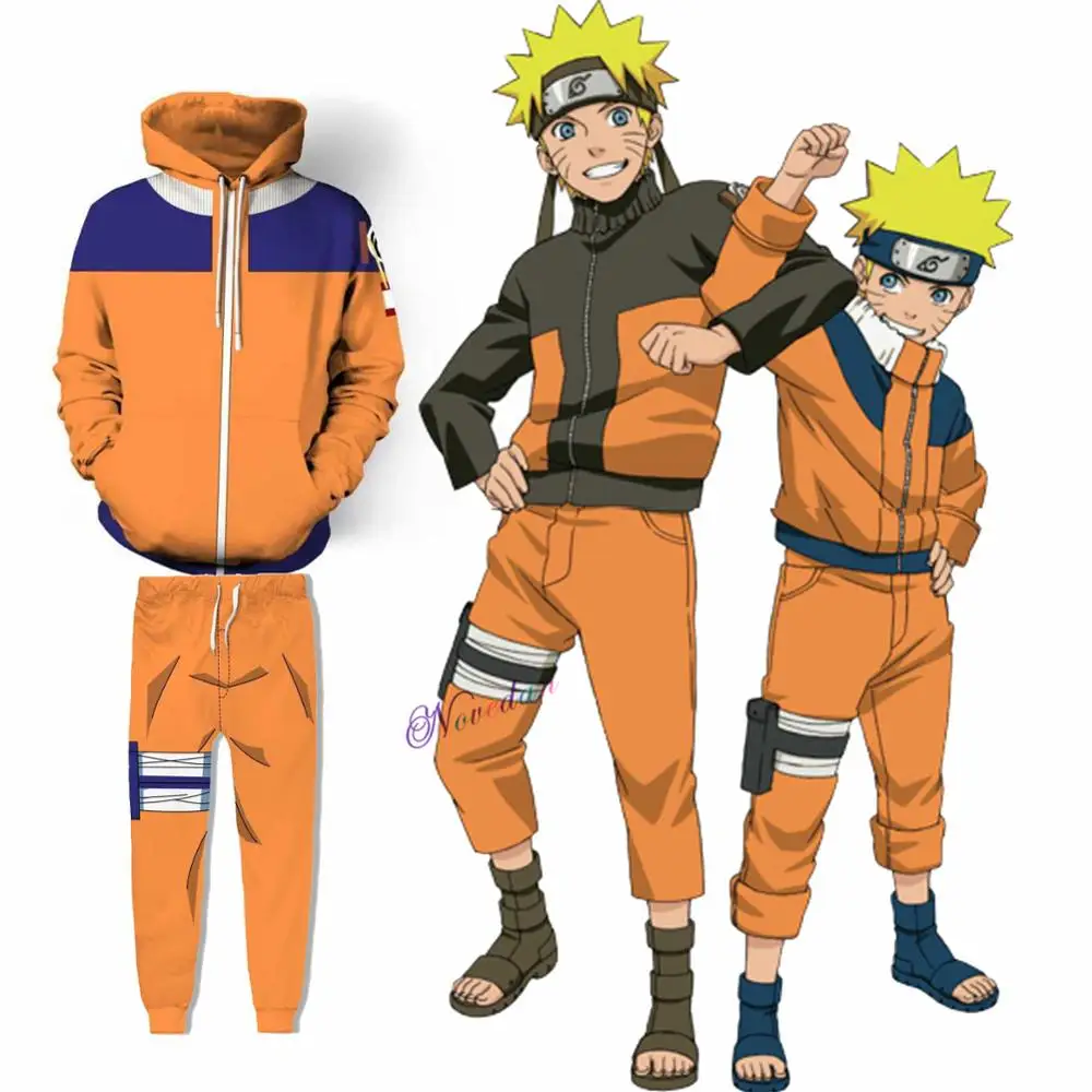 New Naruto Ninja Hoodie Cosplay Kostüm Mit Kapuze Pullover Pullover Mantel Tops 