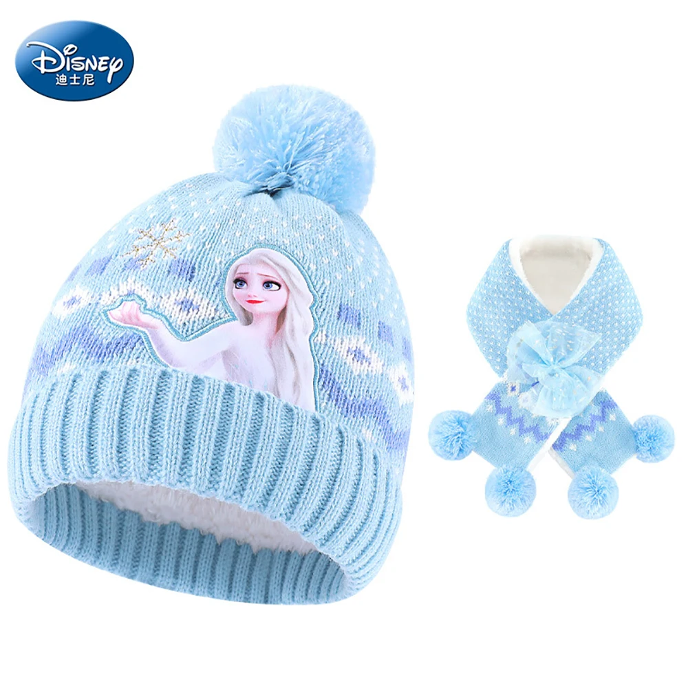 Frozen Elsa Princess Hat And Scarf Set 