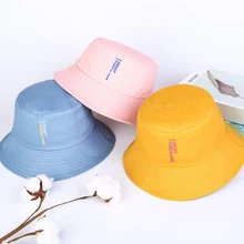 Женская Весенняя летняя Осенняя Кепка для бассейна, уличная дикая повседневная мужская Панама, шляпа от солнца с вышитыми буквами, Рыбацкая шляпа