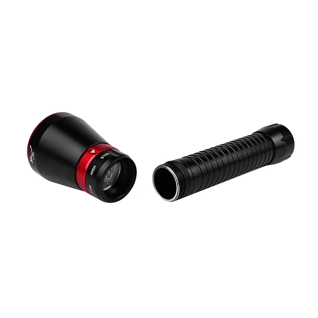 Safety Waterproof 7x T6 LED Scuba Diving Flashlight Underwater 100M Torch 26650 Battery Led Ultra Bright torch lampka rowerowa