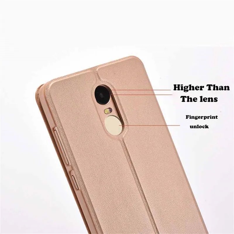 Кожаный чехол книжка Missbuy 360 для Xiaomi Redmi Note 4 4X подставка с полным покрытием Note4