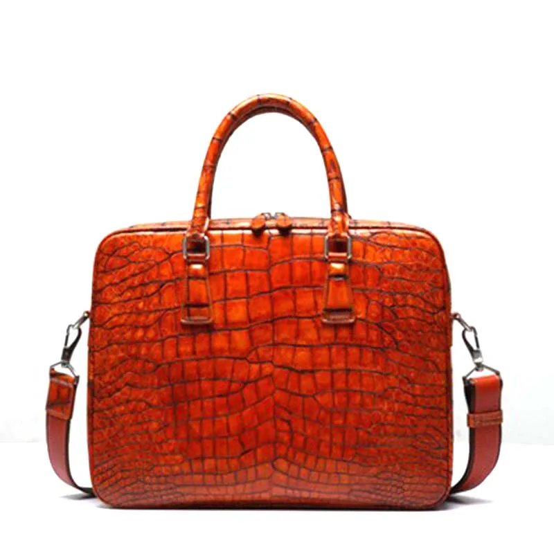 Рисунок 5 - Мужская сумка из натуральной крокодиловой кожи ourui