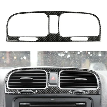 

8pcs/Set Carbon Fiber Black Interior Cover Trim Decor For Golf 6 MK6 2008-2012,Made Of High Quality Material