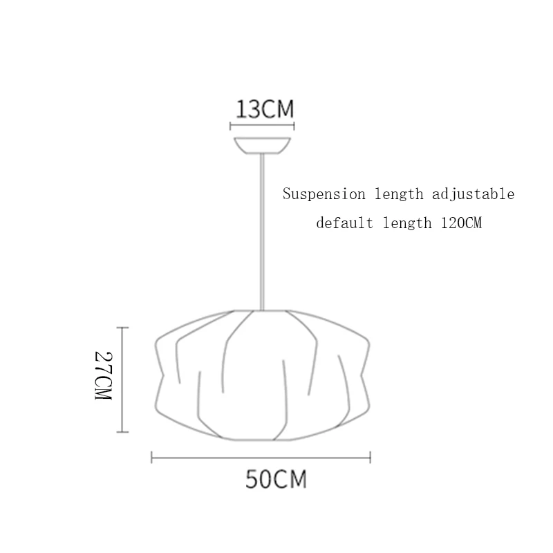 Простой белый абажур бумажная люстра кухня Остров Ресторан подвесной светильник креативный Лофт Industial японская люстра - Цвет корпуса: S