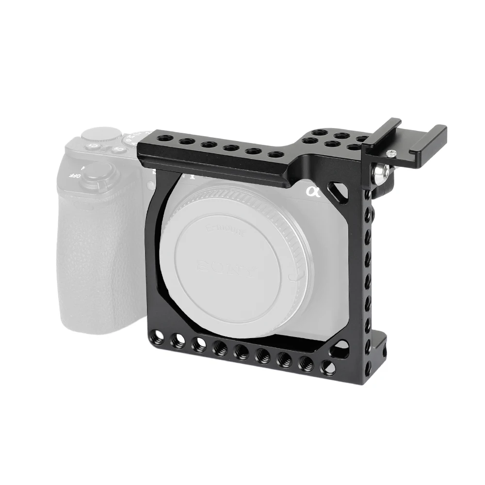 Câmera de Trilho Camvaste com Adaptador Removível Trilho de Segurança Nato para Sony A6000 A6300 A6400 A6500 A6600 Canon Eos m