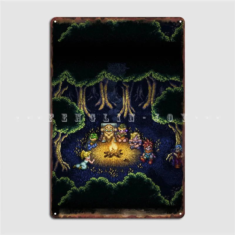 

Chrono Camping Metal Plaque Poster Cinema Living Room Wall Decor Cave pub Customize Tin sign Poster