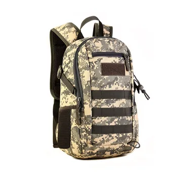 

12L Mini Military Hiking Camouflage Double Shoulder Soft Outdoor Waterproof Backpack Reflective Durable Schoolbag Camping