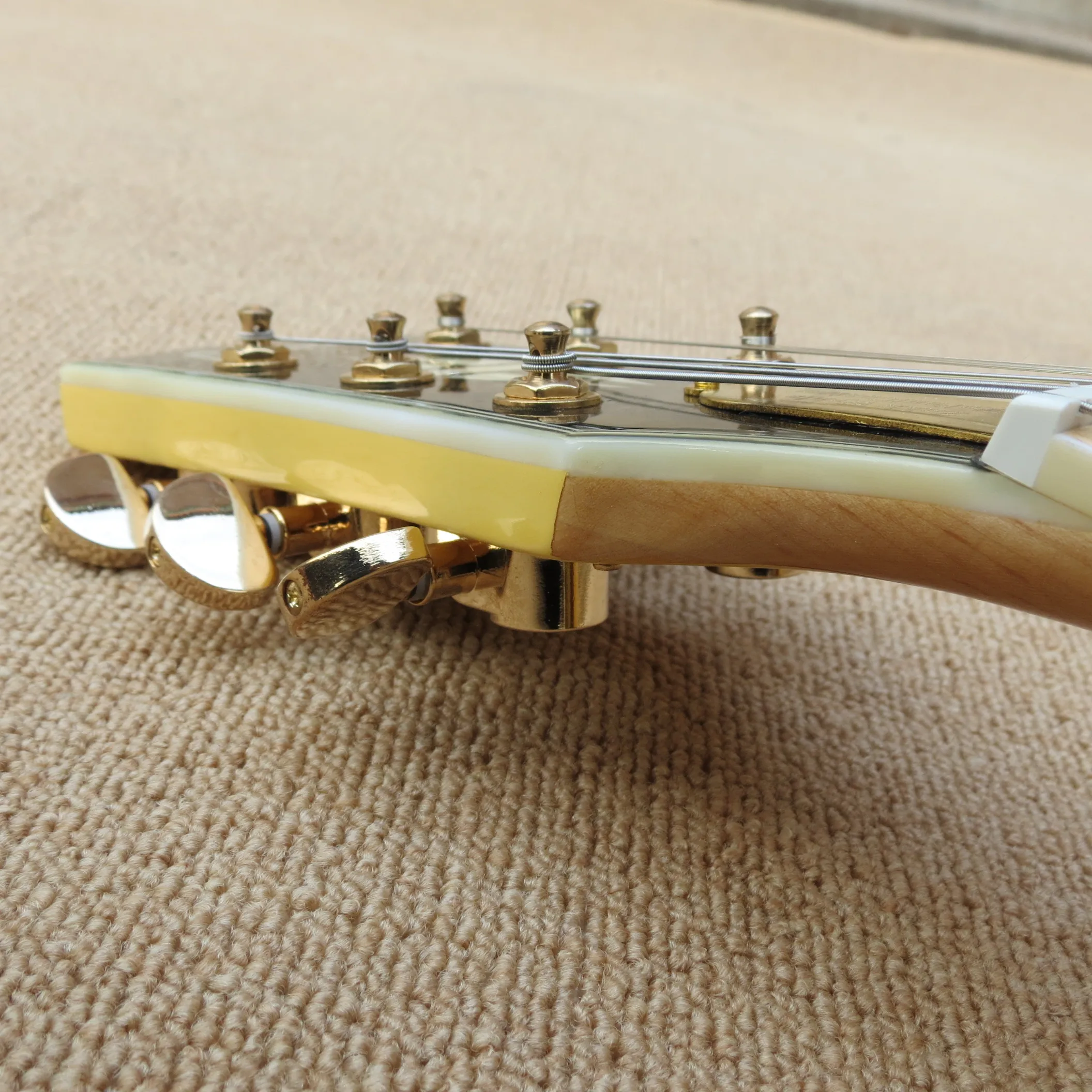 Электрогитара на заказ Zk гитара с золотым оборудованием и HH звукосниматели. Индивидуальные, paypal доступны! zk-2