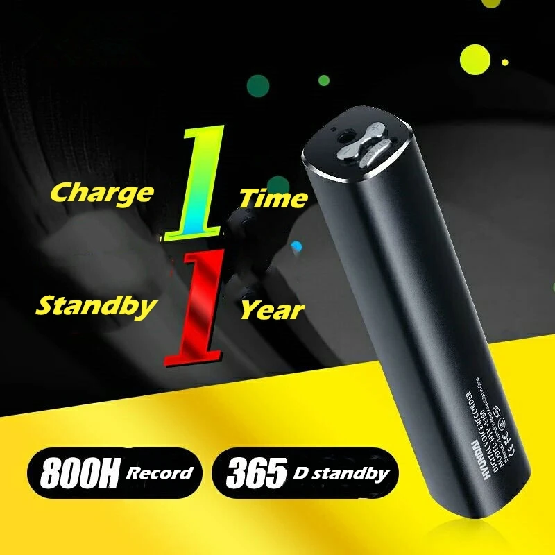 Gravador de Voz Tempo de Trabalho Ditafone Magnético Digital Player Longo Power Bank Denois Mini 8gb Voz-ativar Hyundai E180 Mp3 - Image 4