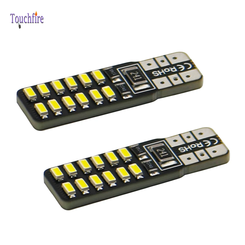 500 шт. W5W светодиодный T10 194 canbus светодиодный 24 светодиодный 3014smd габаритный светильник купольная сигнальная боковая лампа багажник canbus автомобильная лампа без ошибок