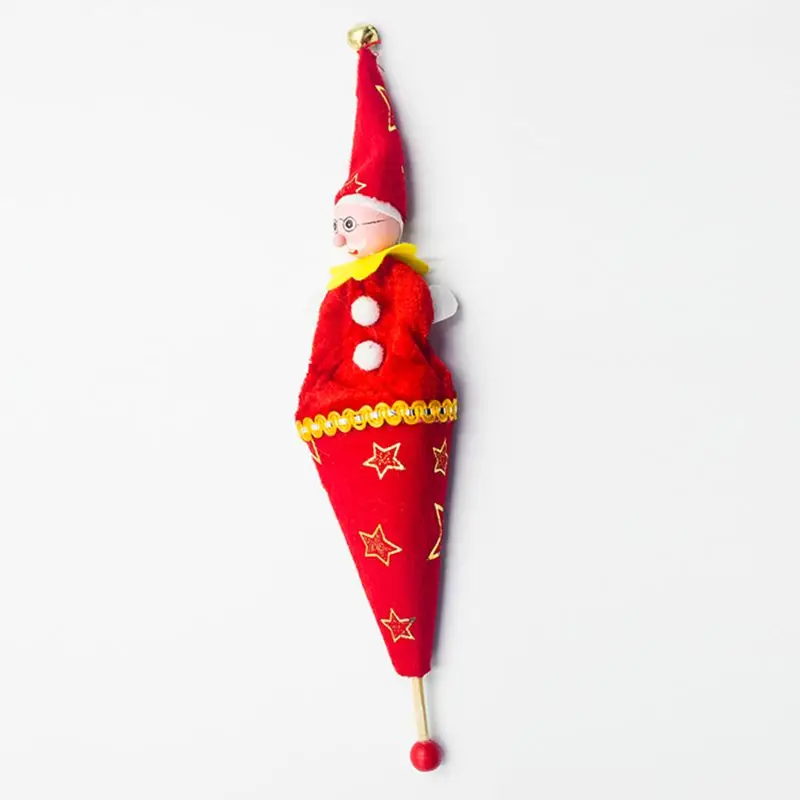 

4pcs Cute Cartoon Santa Claus Snowman Christmas Dolls Home Holiday Ornaments Decorations Children's Gifts