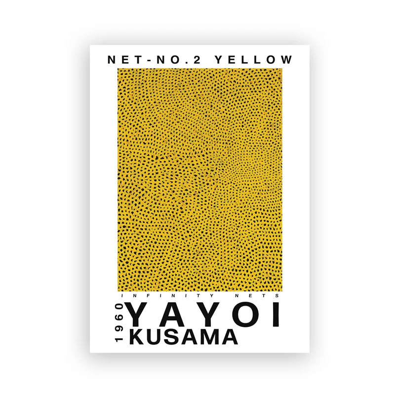 Yayoi-Kusama-Artwork-Exhibition-Posters-and-Prints-Gallery-Wall-Art-Pictures-Museum-Canvas-Painting-for-Living (6)