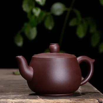 

350ML Yixing undressed ore teapot high quality purple clay pot kung fu kettle gift box