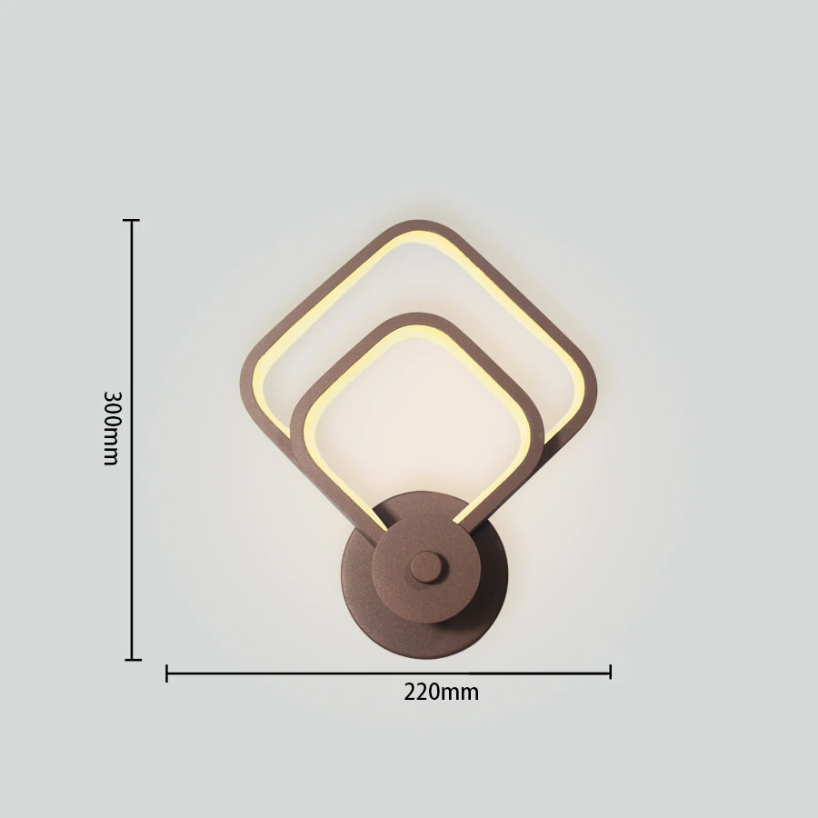 Lâmpadas de Parede Luzes de Parede Sala de Estar Iluminação de Parede Quente e Luz Estilo Nórdico Quarto Lâmpadas Interiores Luz Branca Fria Led 13 Lâmpadas de parede led estilo nórdico quarto