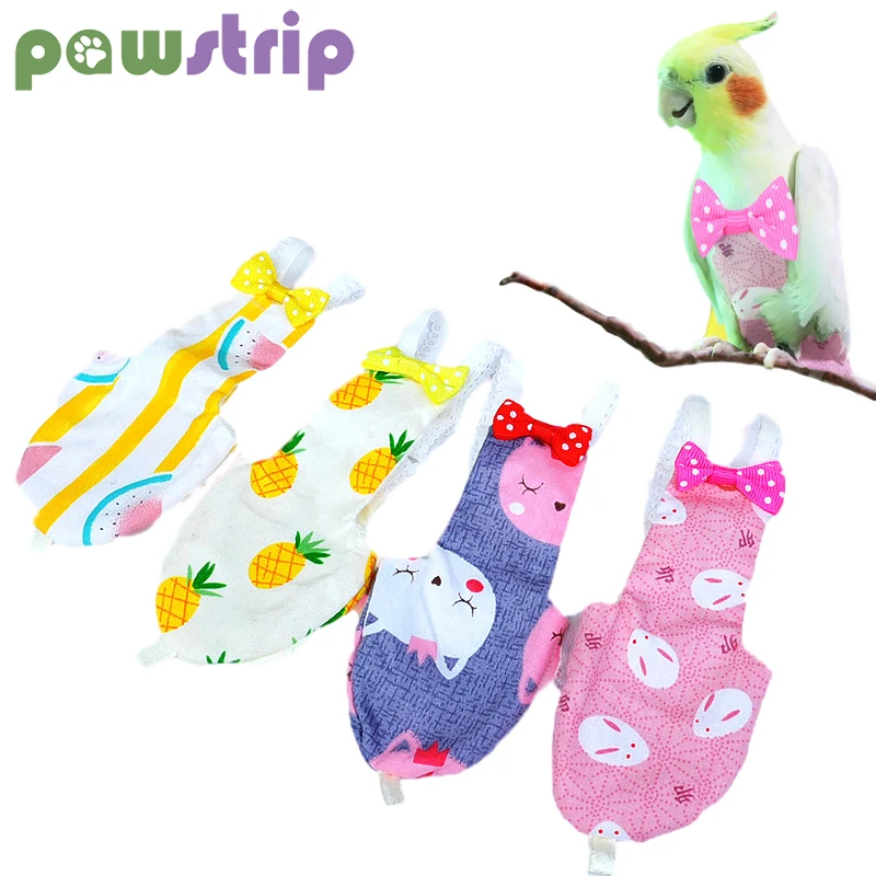Diapers Cockatiel Pigeons Bird Flight-Suit Medium Pet Feces-Pocket XS-L Large
