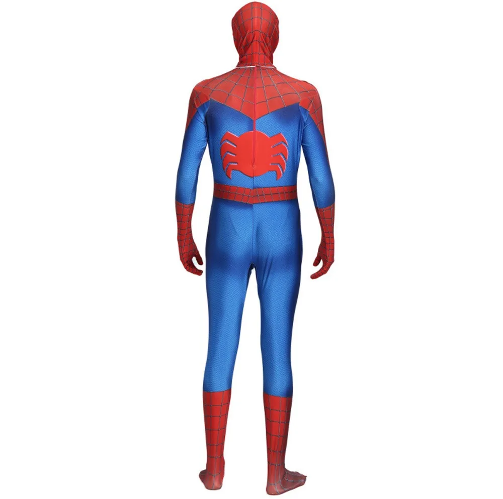 S-2XL костюм паука 3D тент Спандекс полный тело Хэллоуин косплей Паук супергерой костюм для взрослых