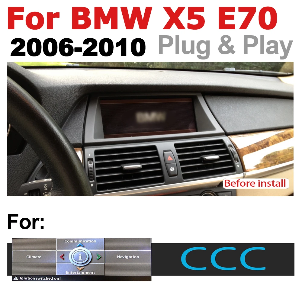 Автомагнитола на Android GPS мультимедийный плеер для BMW X5 E70 2006 2007 2008 2009 2010 CCC