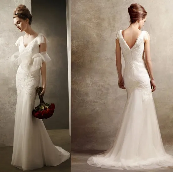 Gratis verzending 2018 mode bruiden v-hals vestidos formele cap mouw elegante partij mermaid lace bruidsjurk bruidsmeisje jurken Gratis verzending 2018 mode bruiden v-hals vestidos formele cap mouw elegante partij mermaid lace bruidsjurk bruidsmeisje jurken