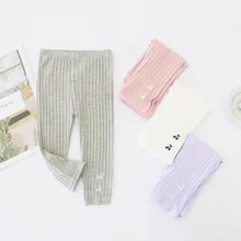 Летние детские леггинсы для девочек в Корейском стиле с вишенками детские штаны 7 предметов