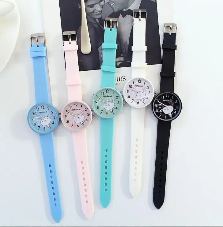 

Candycat GIRL'S Heart Watch Japanese-style Cute Ulzzang-Style Quartz Watch GIRL'S Korean-style Student Watch