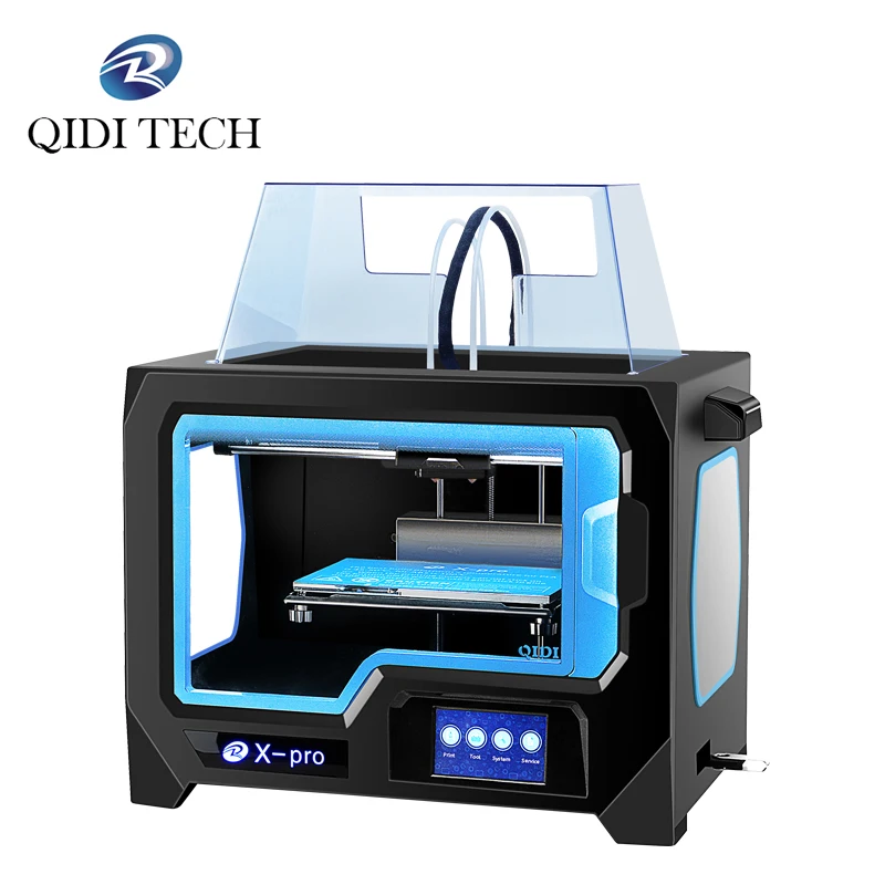 3D принтер QIDI TECH двойной экструдер X pro 4 3 дюймовый сенсорный экран Wi Fi/lan