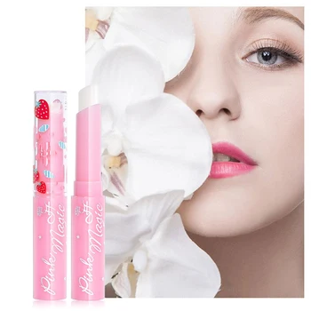 

Natural Strawberry Essence Moisturizing Lipstick Long Lasting Nourishing Smoothing Lip Care Makeup Waterproof Cosmetic 1PC TSLM1