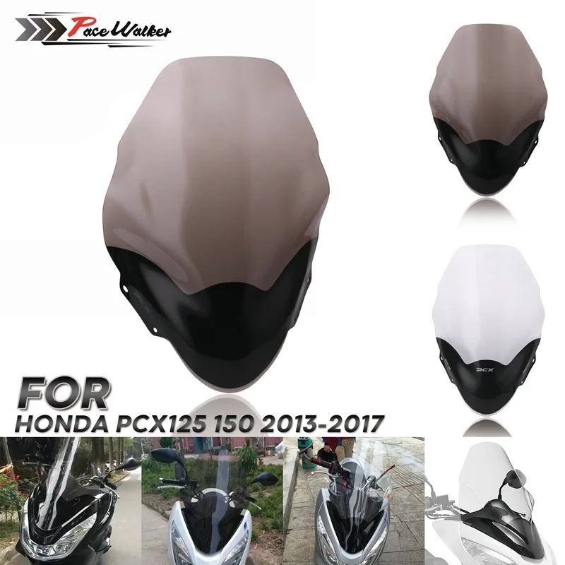 

Motorcycle Windscreen Flow Deflector Suitable for Honda PCX 125 PCX125 150 2013-2017