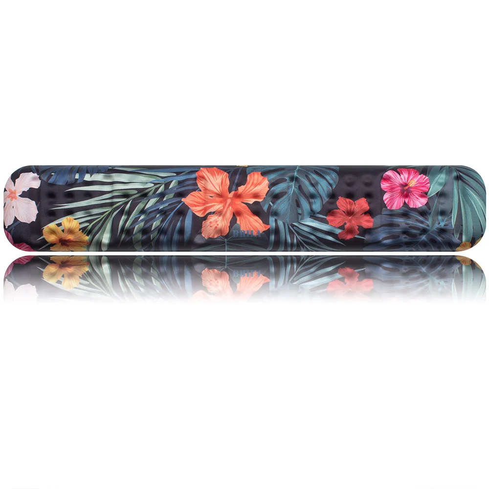 Tropical Flower Leaf Подушка для поддержки запястья клавиатуры, удобная мягкая пена с эффектом памяти, эргономичная подушка для запястья для офисной и игровой клавиатуры - Цвет: Tropical Flower Leaf
