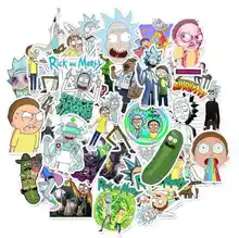 Best Price 17/35PCS/SET Personality Rick And Morty Anime Stickers Stranger Things PVC Waterproof Luggage Sticker On Travel Case Phone Decel Best Price 17/35PCS/SET Personality Rick And Morty Anime Stickers Stranger Things PVC Waterproof Luggage Sticker On Travel Case Phone Decel