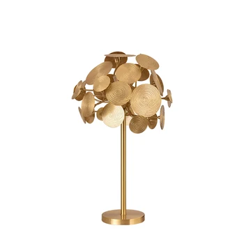 

New design creative contemporary copper table lamp shade for reading room cafe living room restaurant