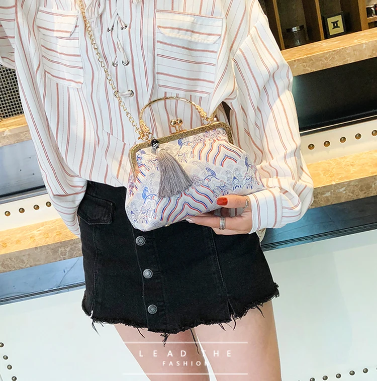 vintage bag bags women chain shoulder crossbody bag women's handbags (29)