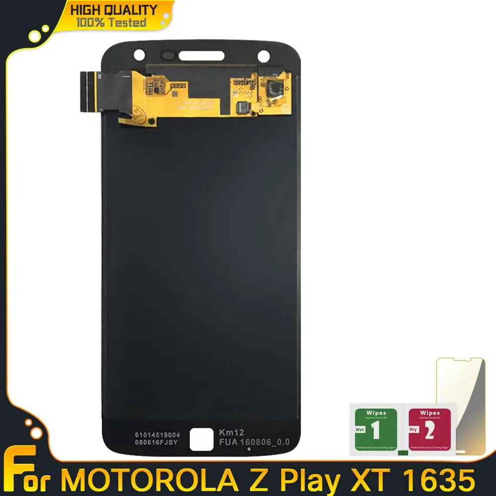 ЖК-дисплей для Motorola Moto Z Play Droid XT1635-01 XT1635-02 z play сенсорный экран дигитайзер сборки