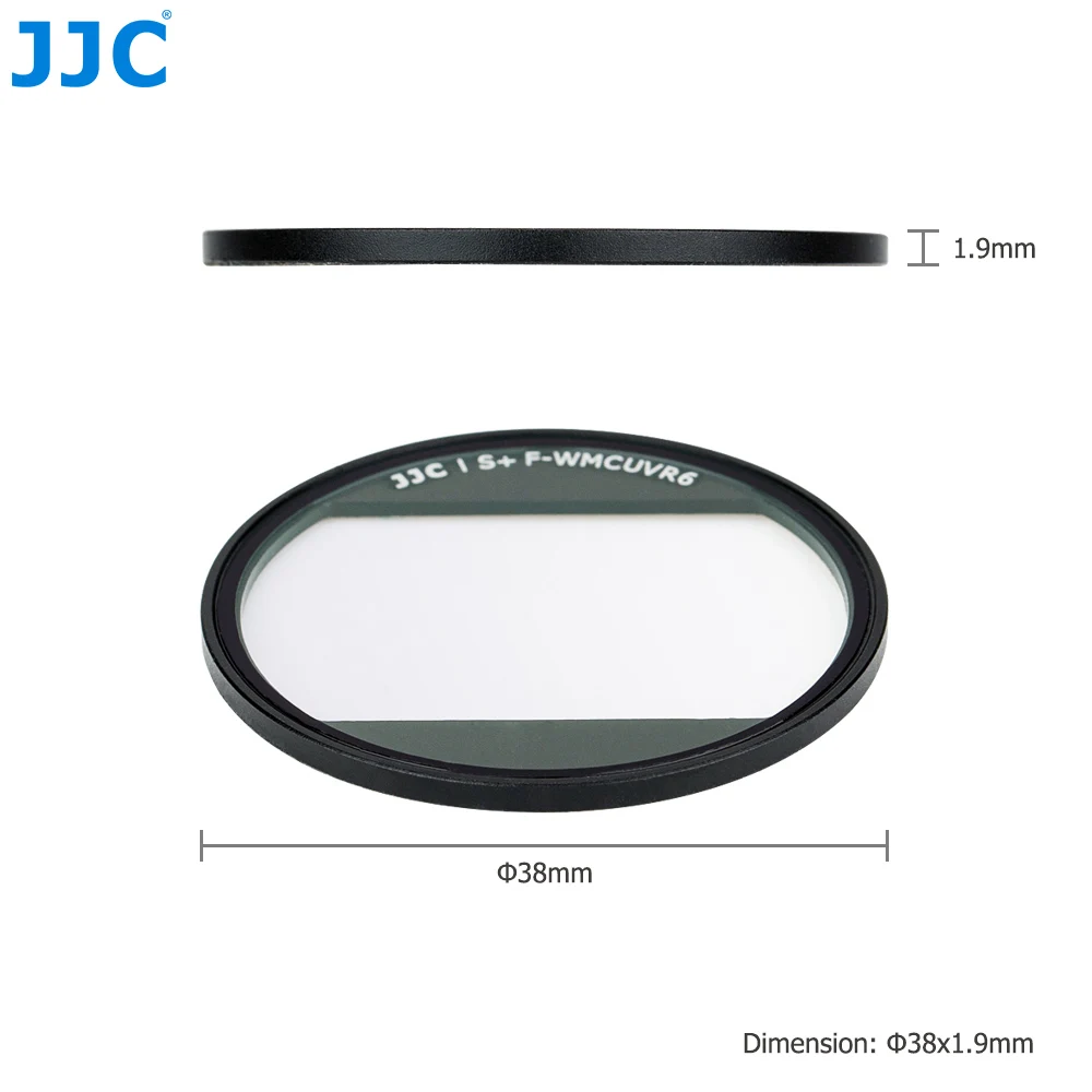 JJC F-WMCUVR6 L39 ультра тонкий многослойный УФ-фильтр для sony RX100 V/RX100 VI/RX100 VII для Canon G7X Mark II/G7X Mark III