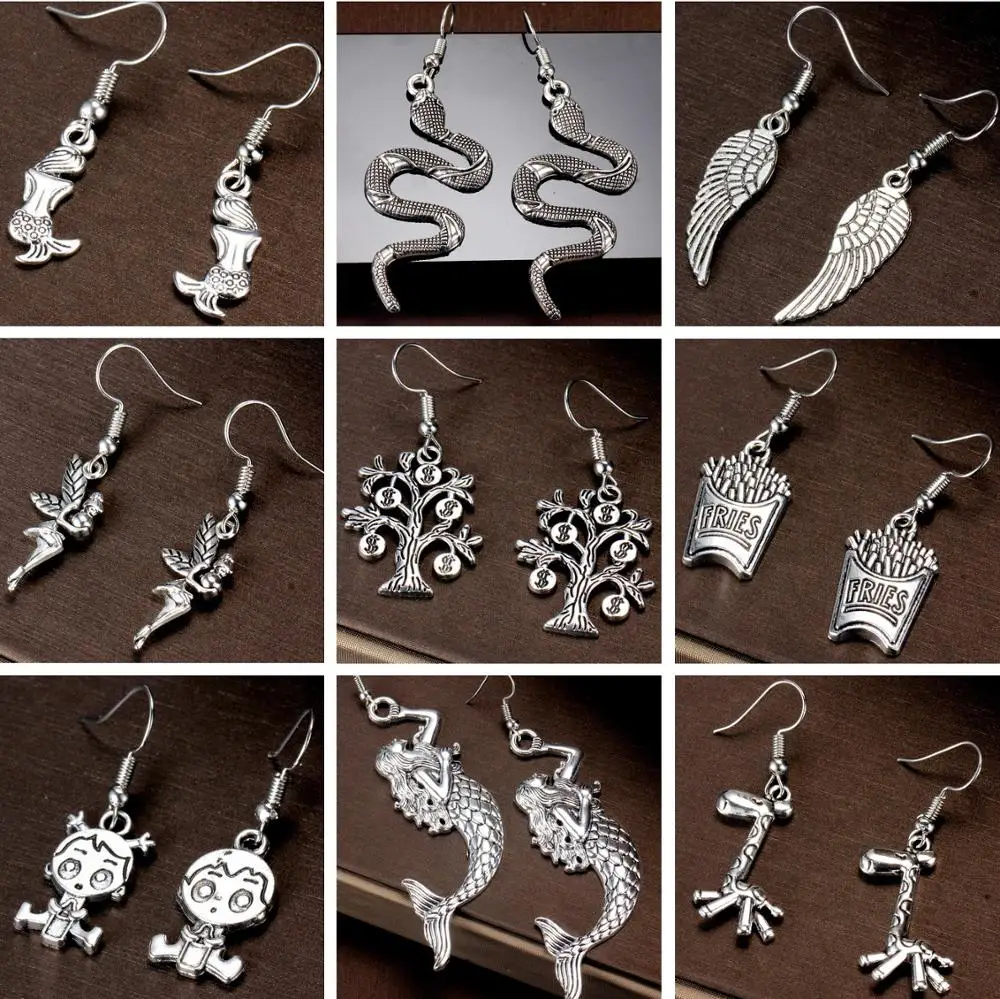 Jessiepepe Brand 2019 New Arrival Unique Airplane Dangle Earrings Child Fashion Jewelry #GY0455