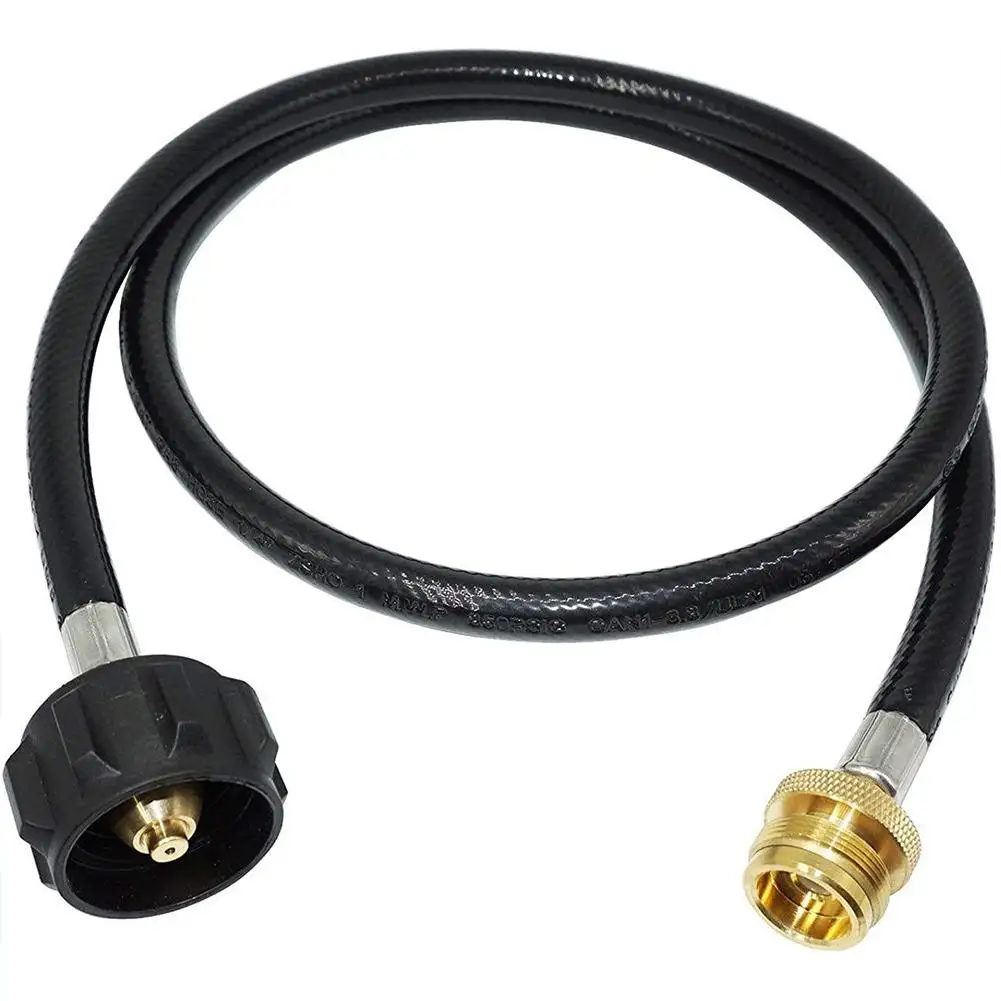 

2 Pcs/set Adapter Hose Brass Qcc Interface To Connect Gas Cylinder Adapter Gas Pipe 4ft Hose