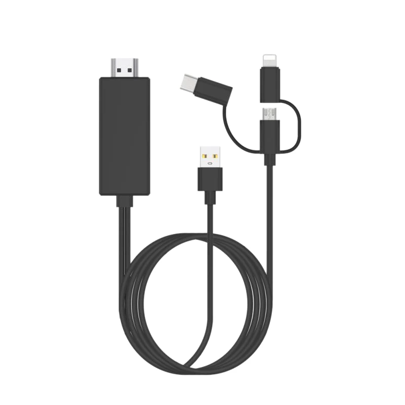  FULL-USB a Hdmi Specchio Cast Cavo con Audio Mhl per Il Iphone Ipad Interfaccia di Apple Telefono A