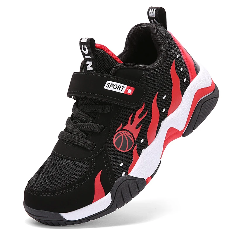 

Boys Basketball Shoes Soft Sole Non-slip Breathable Kids Sneakers Children Sport Shoes Outdoor Child Trainers Shoes Basket Boy