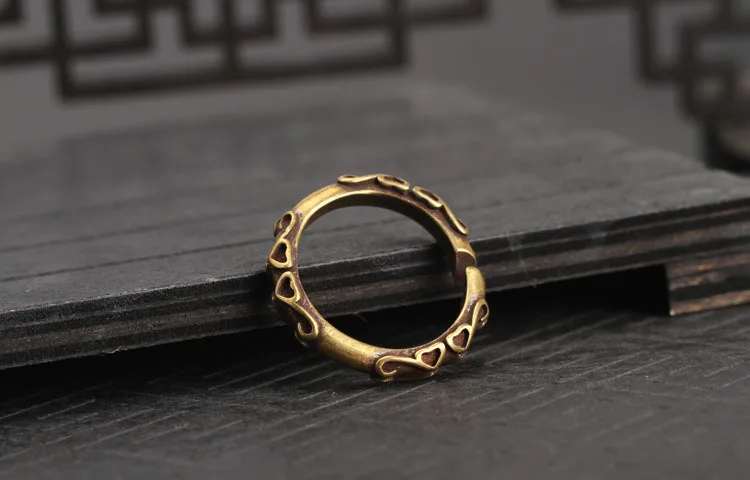 copper key rings (2)