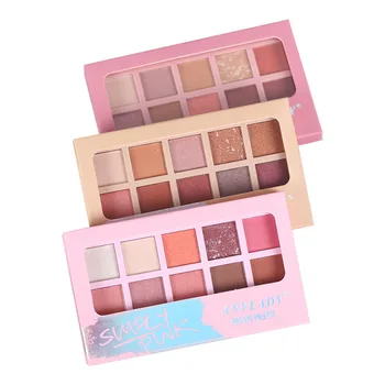 

10 Color Matte Shimmer Eye shadows, Waterproof Long Lasting Makeup Pallet Mermaid Pumpkin Grapefruit Matte Pearly Eyeshadow