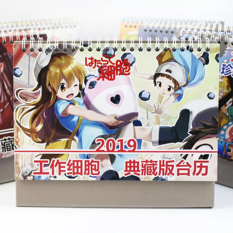 2019 Настольный календарь с аниме Mo Dao Zu Shi Wei Wuxian Lan Wangji настольные календари