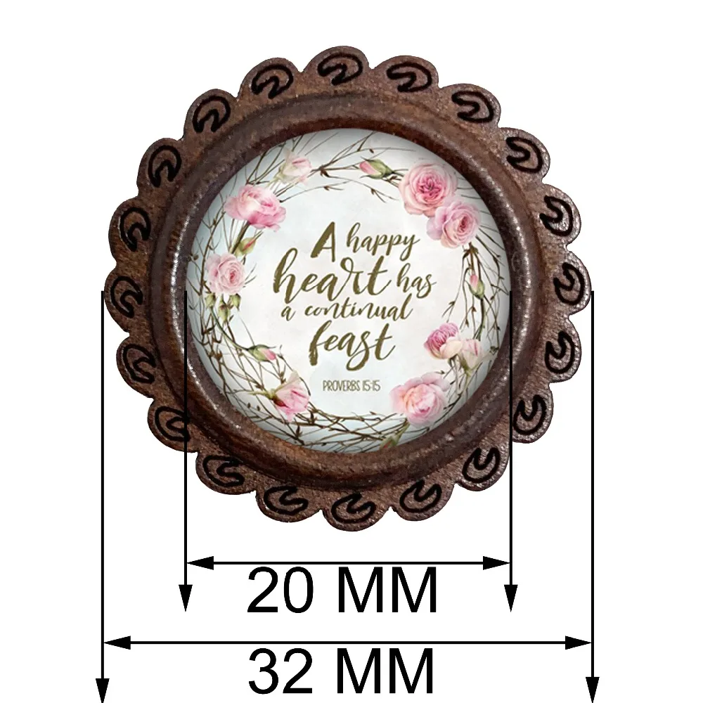 木质胸针尺寸图