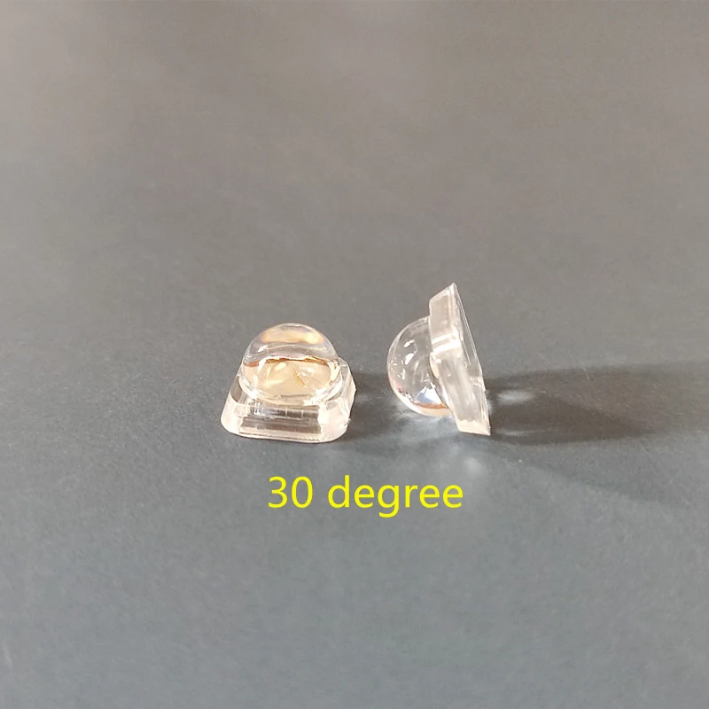 

#SEJ-9.8 New High quality 5050 led lens, 30 degree size 9.8X8.8X6mm, 60 degree size 9.8X8.8X5mm, Clean Surface, PC Materials