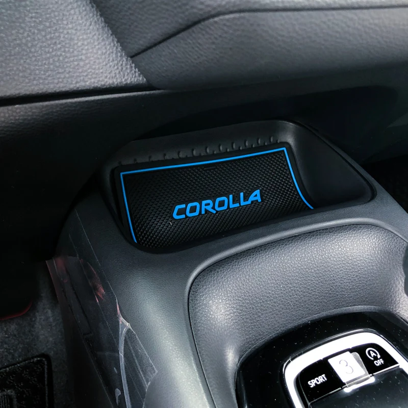 Противоскользящий резиновый коврик для Toyota Corolla E210 210 аксессуары для автомобиля наклейки коврик для телефона
