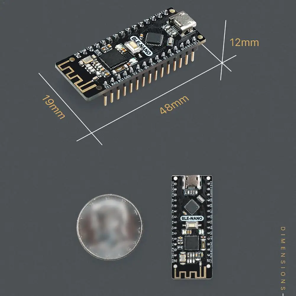 Для BLE Bluetooth 4,0+ NANO-V3.0BLE-Nano материнская плата для BLE-NANO для Arduino NANO-V3.0 для UNO Arduino NANO-V3.0 Ble-Nano Integ