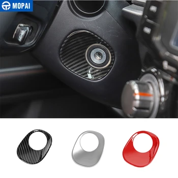 

MOPAI Car Interior Engine Ignition Switch Decorative Start Stop Ring Cover Accessories for Toyota 4Runner 2010+